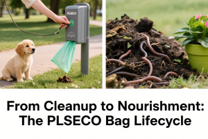 PLSECO's EN13432-Certified Compostable Dog Poop Bags: Sustainable and Reliable for Pet Owners