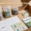 Food Delivery & Fresh Produce Green Transition: Customized Compostable Packaging by plseco