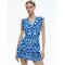 Custom Summer Belt Short Dress | 2024 New Designed Style Women Cotton Printed Summer Belt Short Dress