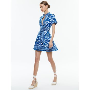 Custom Summer Belt Short Dress | 2024 New Designed Style Women Cotton Printed Summer Belt Short Dress