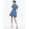 Custom Summer Belt Short Dress | 2024 New Designed Style Women Cotton Printed Summer Belt Short Dress