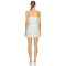 Custom Summer Bondage Knit Flare Mini Dress | 2024 New Textured swirl embroidered fabric designed dress