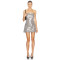 Custom Summer Bondage Knit Flare Mini Dress | 2024 New Textured swirl embroidered fabric designed dress