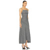 Custom Summer Checked Dress | 2024 New plaids long  Dress Check Mix Ruched Long Slip Dress
