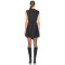 Custom women Dress | High Neck Sleeveless Tie Waist Elegant Formal Dresses For Office Women Casual Dresses