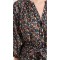 High Waist Fashion Spring Long Sleeve Floral Maternity Casual V Neck Ruffled Shirt Dresses With Belt Tiered Skirt