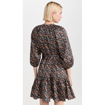 High Waist Fashion Spring Long Sleeve Floral Maternity Casual V Neck Ruffled Shirt Dresses With Belt Tiered Skirt