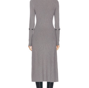 Custom women fashion sweater clothing bodycon high neck long sleeve casual knitted mini long sweater dress