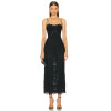 Custom Luxury Sleeveless Gowns Corset Dress Flower Lace Trim Evening Long Dresses For Women