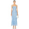Custom Luxury Sleeveless Gowns Corset Dress Flower Lace Trim Evening Long Dresses For Women