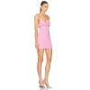 New Birthday Nightclub Party Dresses Women Sexy Rhinestones Summer Bodycon Pink Mini Dress