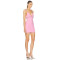 New Birthday Nightclub Party Dresses Women Sexy Rhinestones Summer Bodycon Pink Mini Dress
