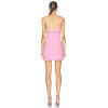 New Birthday Nightclub Party Dresses Women Sexy Rhinestones Summer Bodycon Pink Mini Dress