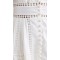 Custom Stylish Summer Casual V Neck Long Puff Sleeve Lace Pop Trim Mini Dress For Women