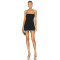 Edge Piping Crystal Classical Style Dresses Rhinestone Strap Dress Sexy Club Party Bodycon Mini Dresses