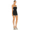 Edge Piping Crystal Classical Style Dresses Rhinestone Strap Dress Sexy Club Party Bodycon Mini Dresses