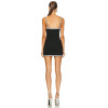 Edge Piping Crystal Classical Style Dresses Rhinestone Strap Dress Sexy Club Party Bodycon Mini Dresses