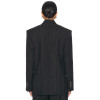 Women's Elegant High Fashion Minimalist Style Cadie Suit Jacket High Quality Double Breasted Blazer