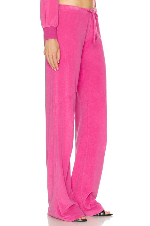 2024 New Women Pink track suit cotton pant  fall winter OEM custom joggers