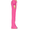 2024 New Women Pink track suit cotton pant  fall winter OEM custom joggers