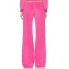 2024 New Women Pink track suit cotton pant  fall winter OEM custom joggers