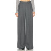 Elegant Office Lady Pants High Waist Straight Women's Trousers Autumn Zipper Fly Gray Pants For Women