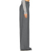 Elegant Office Lady Pants High Waist Straight Women's Trousers Autumn Zipper Fly Gray Pants For Women