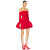 OEM Factory Off Shoulder Mini Dress Party 2024 High Waist Backless Bubble hem pleated Short Dress