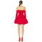 OEM Factory Off Shoulder Mini Dress Party 2024 High Waist Backless Bubble hem pleated Short Dress