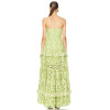 Custom Luxury Sleeveless Gowns Corset Dress Flower Lace Trim Evening Long Dresses For Women