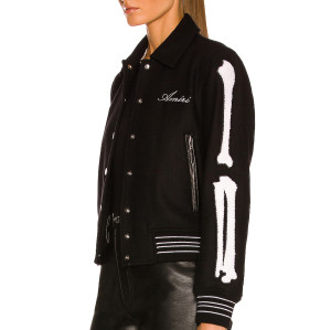 2024 New Women Custom OEM 100% cotton chenille emrboidery varsity jacket casual baseball jacket
