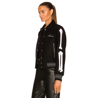 2024 New Women Custom OEM 100% cotton chenille emrboidery varsity jacket casual baseball jacket