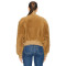 Full Sleeves Round Collar Zipper Front Luxury Baseball Jacket Custom Winter Women  Fur Coat