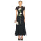 Monique Embroidered Lace Maxi Dress New Fashion Elegant Summer Spring Flower Embroided Design  A-Line Party Slim Dress
