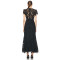 Monique Embroidered Lace Maxi Dress New Fashion Elegant Summer Spring Flower Embroided Design  A-Line Party Slim Dress