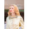 2025 New Perspective Collar Embellished Crystal Custom Modest Clothing Long Women Chiffon Dress