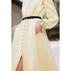 2025 New Perspective Collar Embellished Crystal Custom Modest Clothing Long Women Chiffon Dress