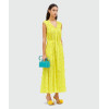 Casual Summer Midi Dress for Women Sleeveless Loose 3D Appliques Folds Ruffles Belt Solid Party Holiday Dress