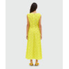 Casual Summer Midi Dress for Women Sleeveless Loose 3D Appliques Folds Ruffles Belt Solid Party Holiday Dress