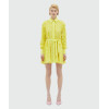 Custom Casual Fashion Luxury Ladies Lace Dress Women Long Sleeve Summer Short White Pleated Mini Dress