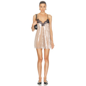 2025 New Summer Homecoming Pink Sequin Slip Dresse Sexy Mini Fashion Ladies Lace Pajamas Sleepwear