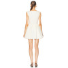Custom Casual High Quality Fashion a Line Slip Luxury Sexy Ladies Women Summer Short White Corset Pleated Mini Dress