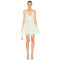 Custom Casual High Quality Fashion a Line Slip Luxury Sexy Ladies Women Summer Short White Corset Pleated Mini Dress