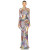 Women Long Sleeve Side Front Slit Maxi Mesh Dress Ladies Mesh Asymmetric Cut Out Ruched Gown