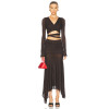 2025 Women Sweet Fashion Summer Dress Stand Collar Red Color Waistless Belt Long Pleated Dress for Ladies