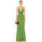Waist Side and Back Cut Out Sexy Dresses Women Deep V-Neck Long Sleeves Lightweight Flowy Flower Dress