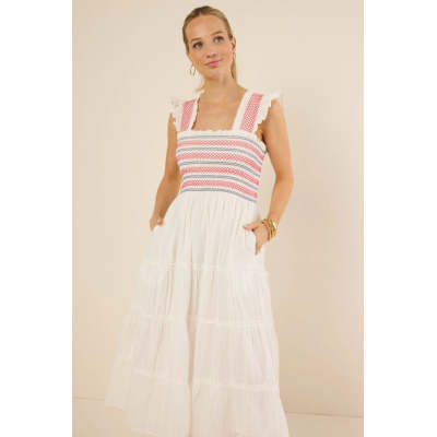 2025 Hot Sale Custom Logo High Quality Casual Fashion Summer Camisole Woman's Midi Dress