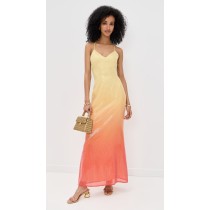 2025 Women's Summer Latest Design Fashion Sleeveless Dazzling Niyah V neck Sequined Open Back Long Dress