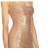 2025 Hot Sale Custom Logo High Quality Sequin Fashion Summer Camisole Midi Dress