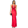 2025 New Fashion Summer Dress Custom Logo High Quality Halter neck Woman's Long Dress